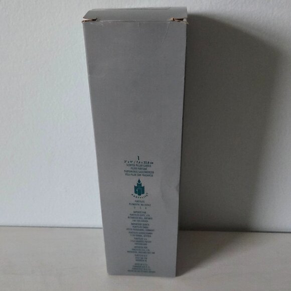 Vintage Retired PartyLite Gardenia White Bell Top Pillar Candle S3910 New OpenBX - Picture 9 of 11